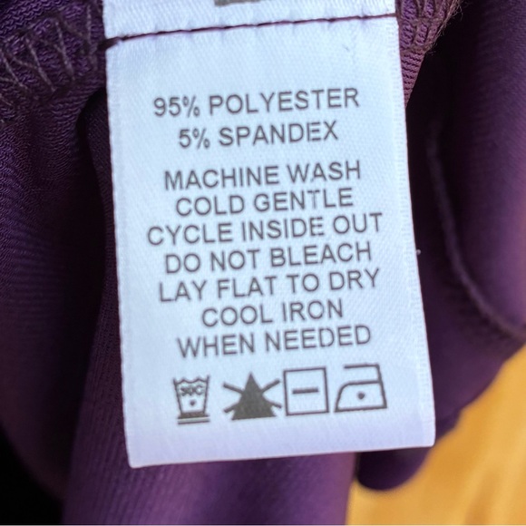 Kiyonna NWOT Purple Essential Wrap Dress Sz 2X - Picture 5 of 6